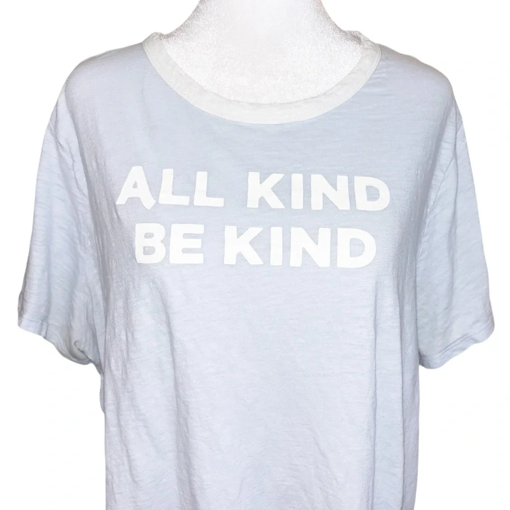 Old Navy Baby blue “All Kind be Kind” Tee